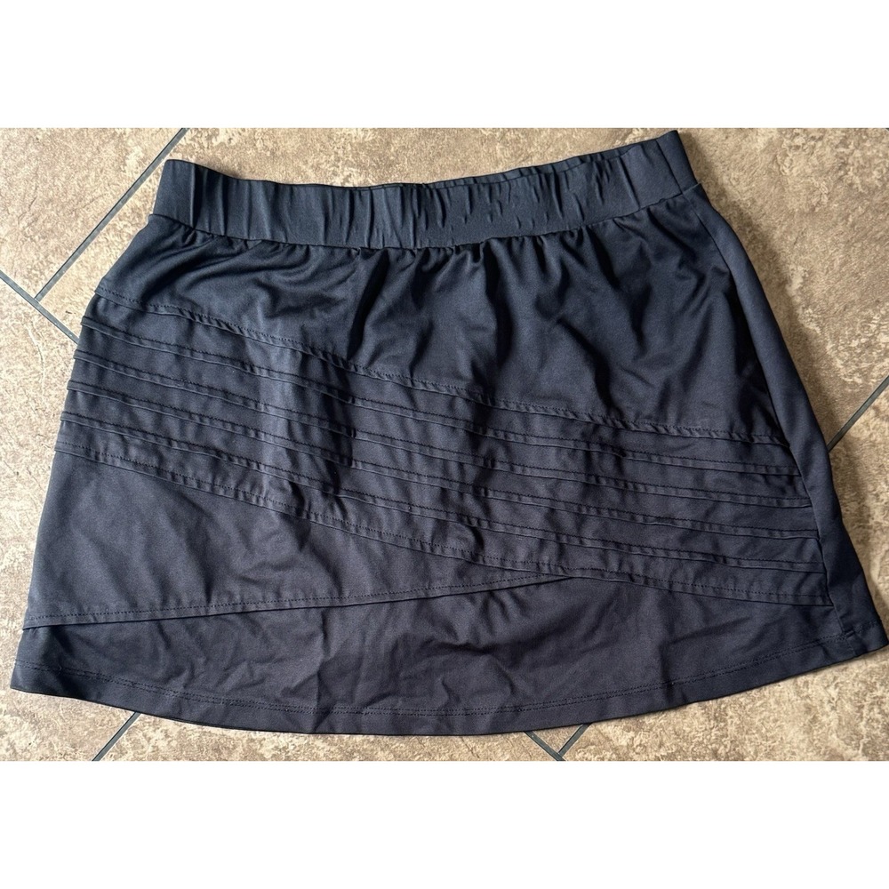 Tail Women's Medium Black Pleated Athletic Pickleball Golf Tennis Sporty Skort